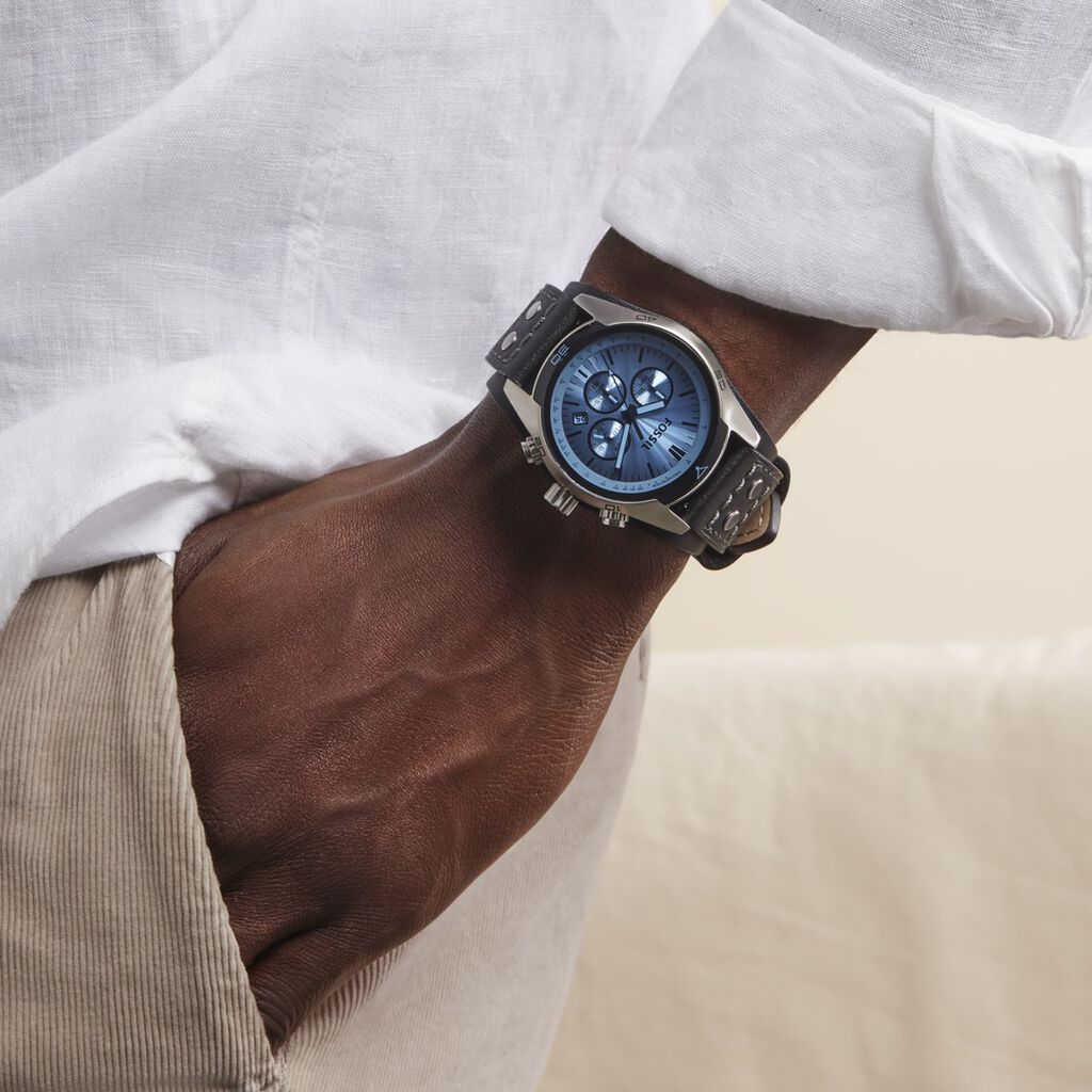Montre Fossil Coachman Bleu - Montres Homme | Histoire d’Or
