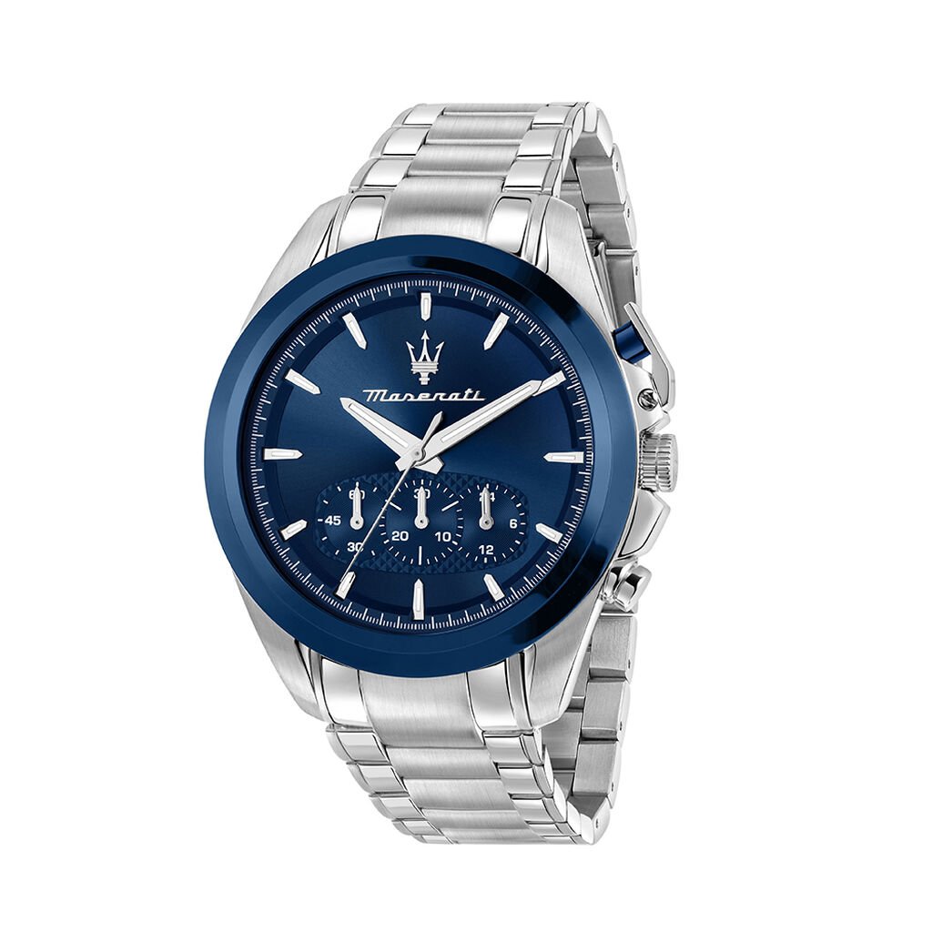 Montre Maserati Traguardo Bleu - F&ecirc;te des p&egrave;res Homme | Histoire d&rsquo;Or