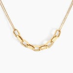 Collier Linkora Or Jaune - Bijoux sans pierre Femme | Histoire d&rsquo;Or