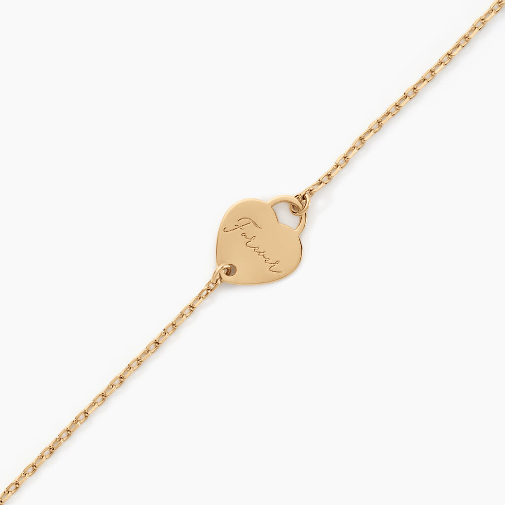 Bracelet Darling Plaqué Or Jaune - Bracelets Coeur Femme | Histoire d’Or