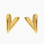 Bijoux D'Oreilles Naemia Acier Jaune - Boucles d'oreilles fantaisie Femme | Histoire d&rsquo;Or