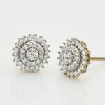 Boucles D'oreilles Veronick Or Jaune Diamant - Clous d'oreilles Femme | Histoire d&rsquo;Or