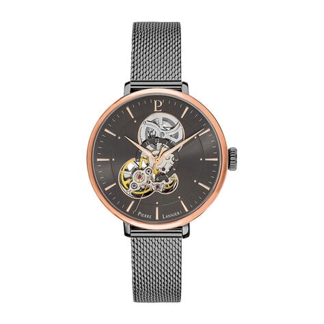 Montre Pierre Lannier Melodie Gris - Montres Femme | Histoire d&rsquo;Or