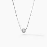 Collier Violanda Or Blanc Diamant - Colliers Femme | Histoire d&rsquo;Or