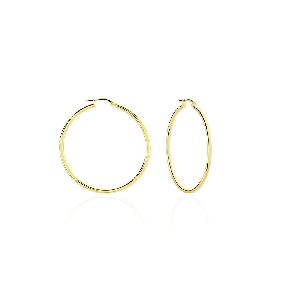 Cr&eacute;oles Verania Or Jaune - Boucles d'oreilles cr&eacute;oles Femme | Histoire d&rsquo;Or