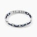 Bracelet Jourdan Wild Acier Blanc Et Bleu - Bracelets Homme | Histoire d’Or