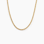 Collier Jerry Maille Corde Or Jaune - Chaines Femme | Histoire d&rsquo;Or