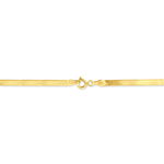 Bracelet Ivria Maille Heringbone Or Jaune - Bracelets cha&icirc;ne Femme | Histoire d&rsquo;Or