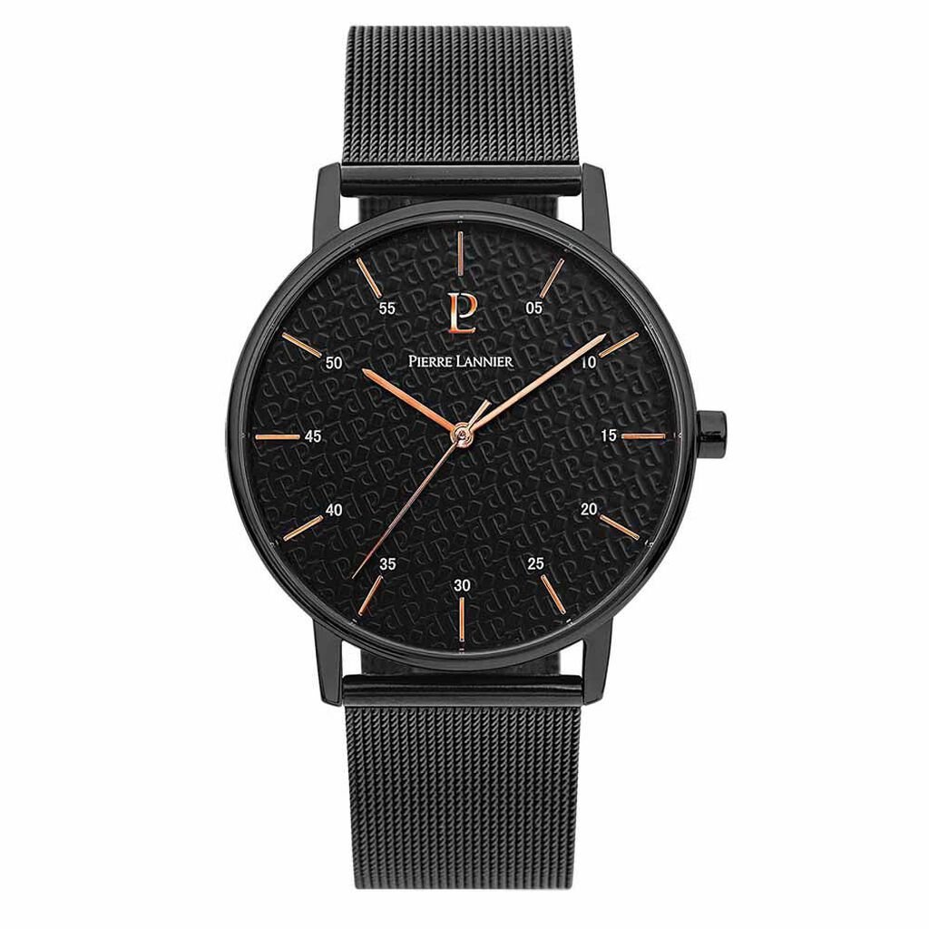 Montre Pierre Lannier Collection Cityline Noir - Montres Homme | Histoire d&rsquo;Or
