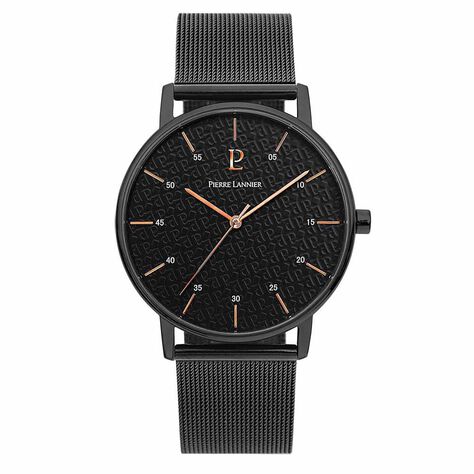 Montre Pierre Lannier Collection Cityline Noir - Montres Homme | Histoire d&rsquo;Or