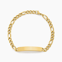 Bracelet Identitée Jimmy Acier Jaune