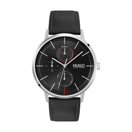Montre Hugo Exist Noir - Montres Homme | Histoire d’Or