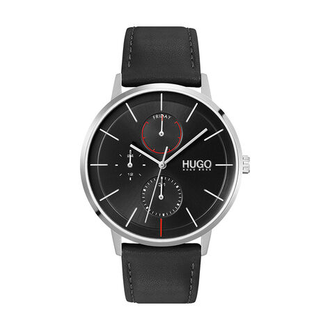 Montre Hugo Exist Noir - Montres Homme | Histoire d’Or