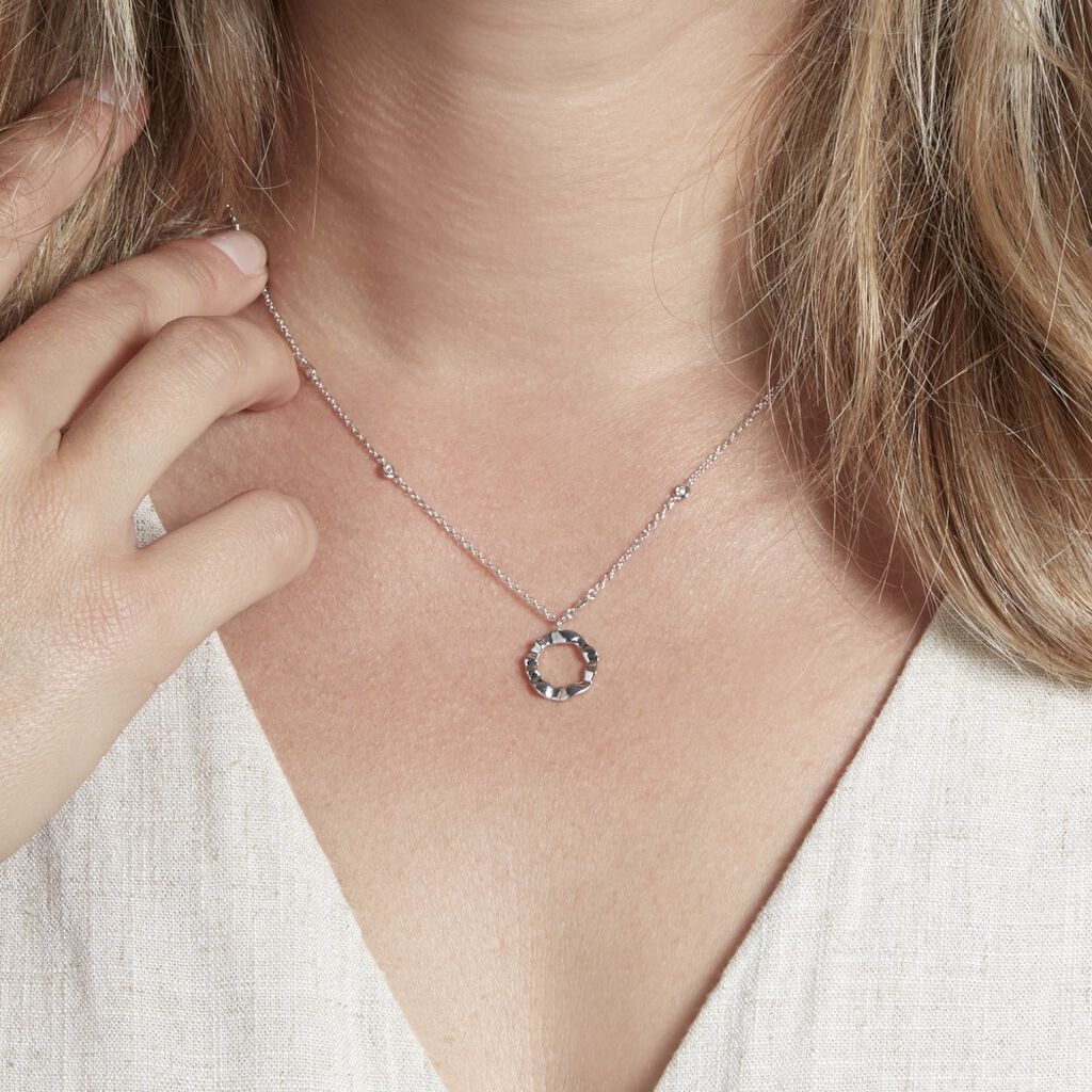 Collier Prot Argent Oxyde De Zirconium - Colliers fantaisie Femme | Histoire d’Or