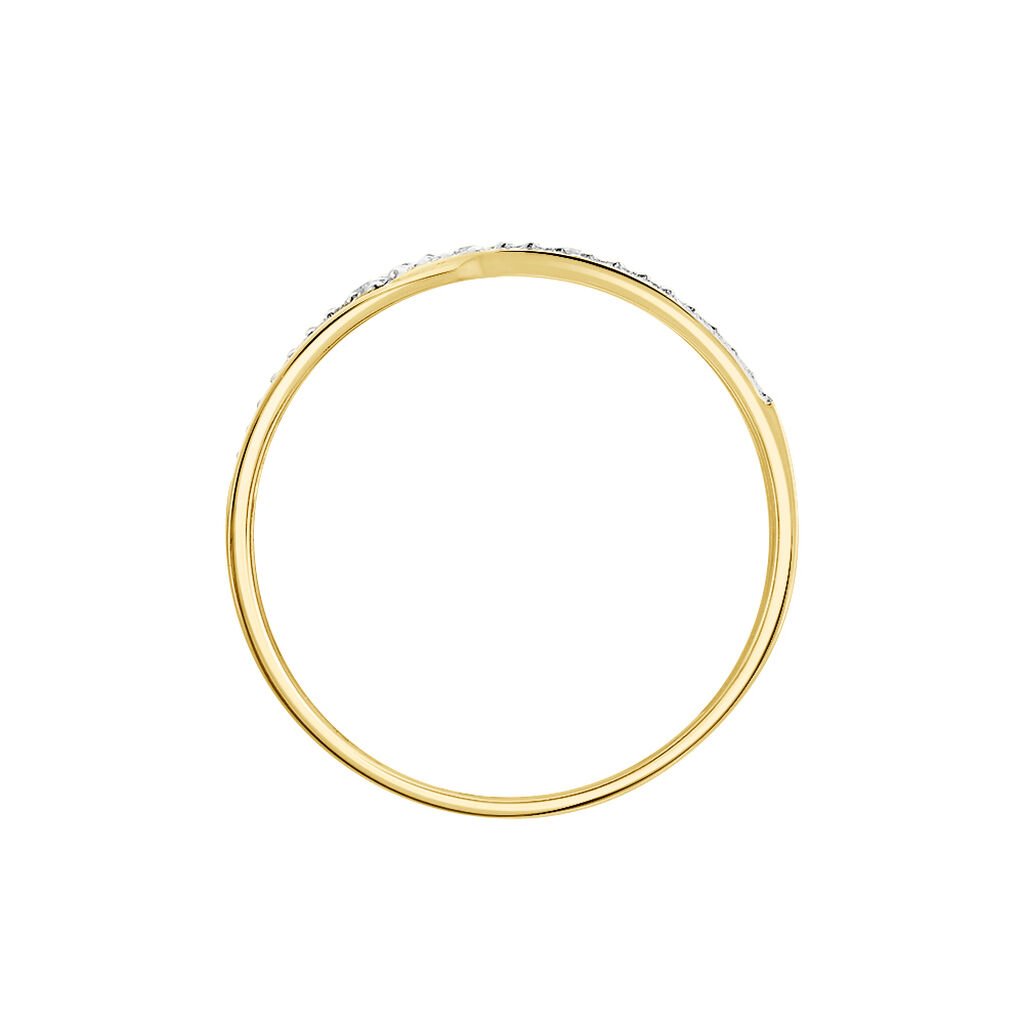Bague Joassine Or Jaune Diamant - Bagues avec pierre Femme | Histoire d&rsquo;Or