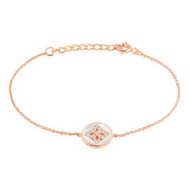 Bracelet Alexine Argent Rose Oxyde De Zirconium - Bracelets fantaisie Femme | Histoire d’Or
