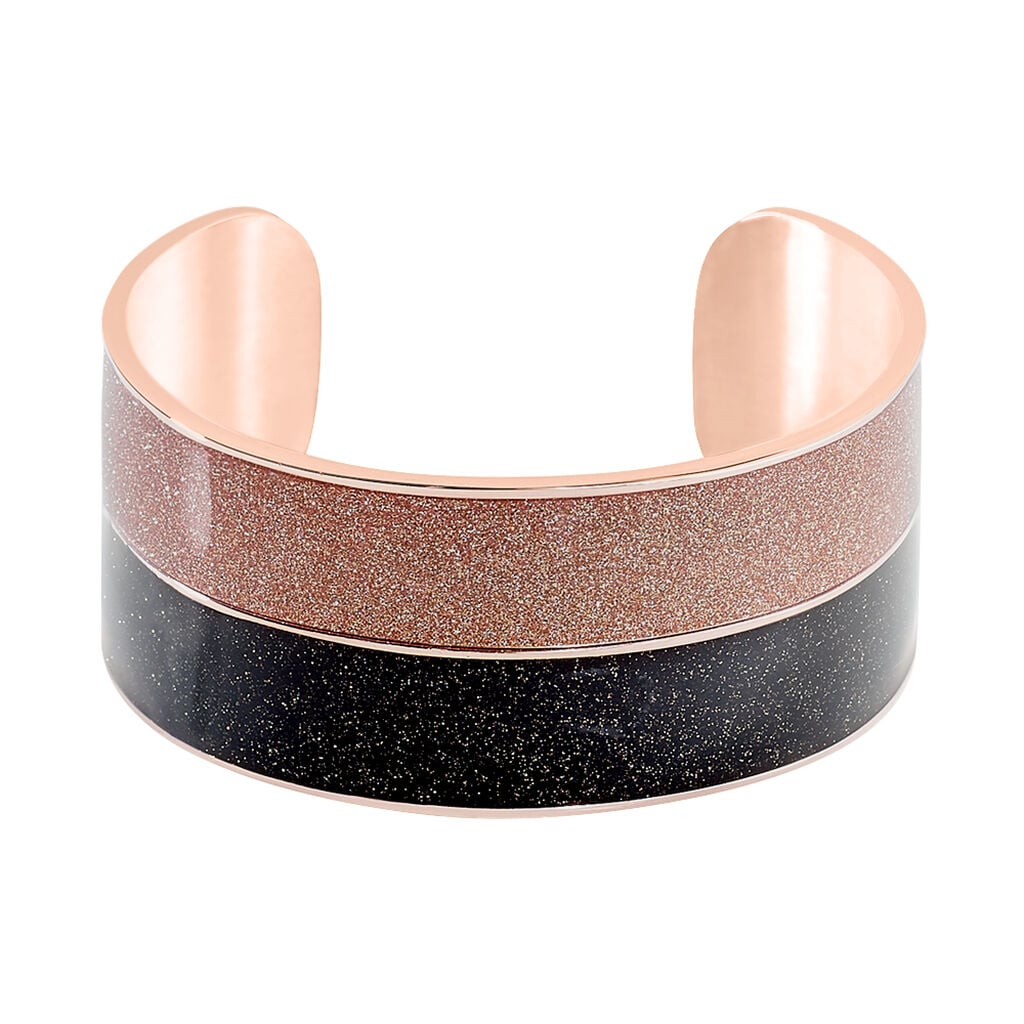 Bracelet Jonc Marie-adelaide Acier Rose - Bracelets joncs Femme | Histoire d&rsquo;Or