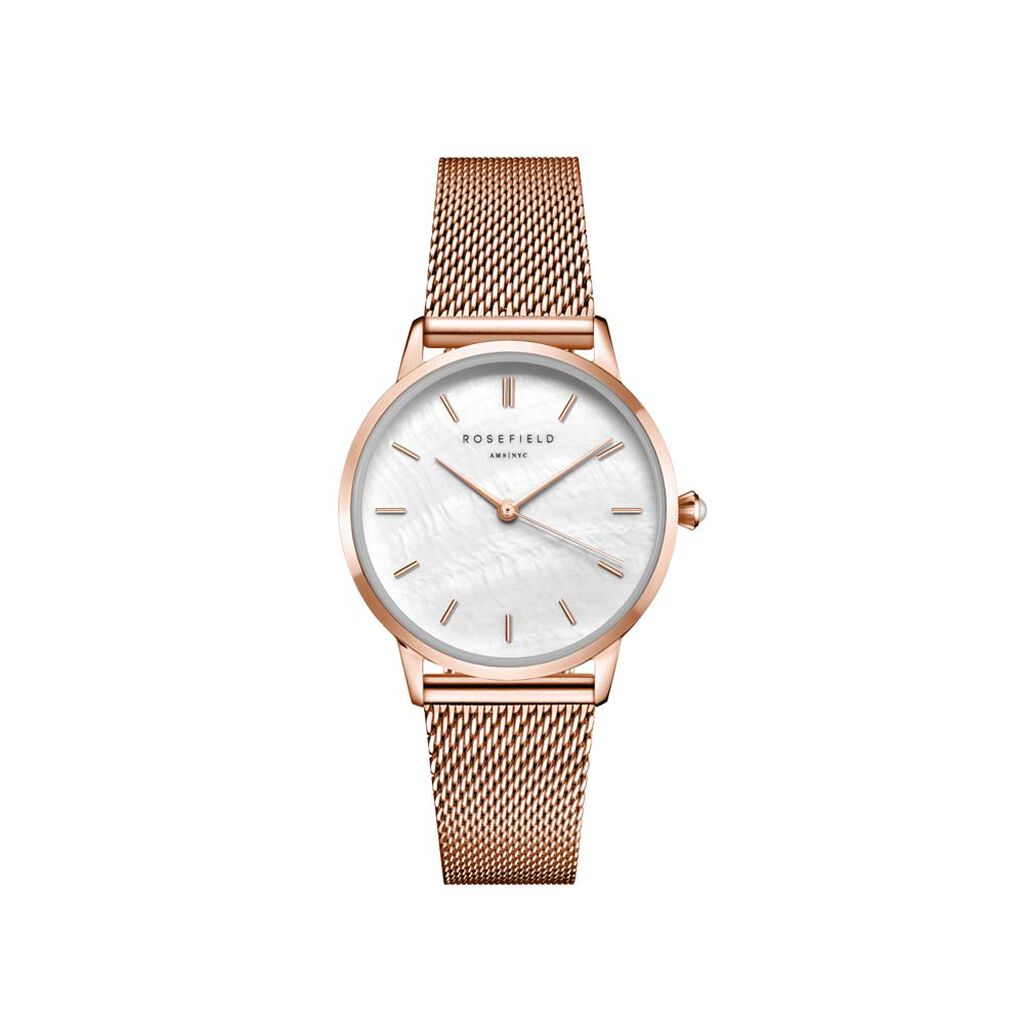 Montre Rosefield Pearl Edit Blanc