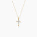 Collier Canice Croix Or Jaune Diamant - Colliers Femme | Histoire d’Or