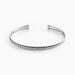 Bracelet Jonc Oscaro Argent Gris - Bracelets joncs Homme | Histoire d’Or