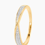 Bague Ingerida Or Jaune Diamant - Bagues avec pierre Femme | Histoire d&rsquo;Or