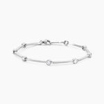 Bracelet Eshan Argent Blanc Oxyde De Zirconium - Bracelets Femme | Histoire d&rsquo;Or