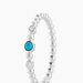 Bague Sorene Argent Blanc Turquoise Oxyde De Zirconium - Bagues solitaires Femme | Histoire d’Or