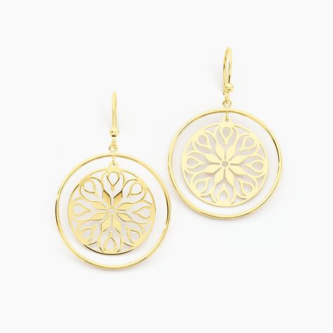 Boucles D'oreilles Pendantes Rosamund Or Jaune - Boucles d'oreilles pendantes Femme | Histoire d&rsquo;Or