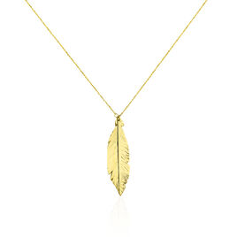 Collier Soline Or Jaune - Colliers Plume Femme | Histoire d’Or