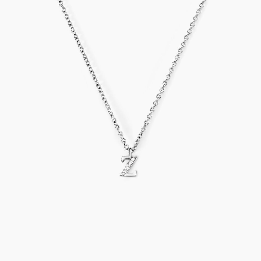 Collier Neruda Argent Blanc Oxyde De Zirconium - Colliers fantaisie Femme | Histoire d’Or