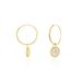 Créoles Lulu Or Jaune Oxyde - Boucles d'oreilles créoles Femme | Histoire d’Or