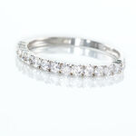 Alliance Julietta Or Blanc Oxyde De Zirconium - Alliances Femme | Histoire d&rsquo;Or