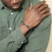 Bracelet Acier Blanc Hantz Pierre De Lave - Bracelets fantaisie Homme | Histoire d’Or