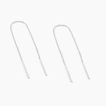 Boucles D'oreilles Pendantes Java Argent Blanc - Boucles d'oreilles fantaisie Femme | Histoire d&rsquo;Or