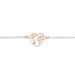 Bracelet Argent Bicolore Toyo - Bracelets Coeur Femme | Histoire d’Or