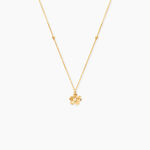 Collier Sakura Love Or Jaune Oxyde De Zirconium - Colliers Femme | Histoire d&rsquo;Or