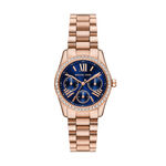 Montre Michael Kors Lexington Lux Bleu - Montres Femme | Histoire d&rsquo;Or