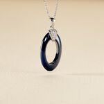 Collier Peer Argent Blanc Oxyde De Zirconium - Colliers fantaisie Femme | Histoire d&rsquo;Or