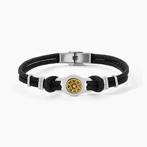 Bracelet Paulette Acier Blanc - Bracelets cordon Homme | Histoire d&rsquo;Or