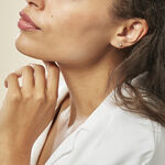 Boucles D'oreilles Puces Yl&eacute;na Plaqu&eacute; Or Jaune Oxyde De Zirconium - Boucles d'oreilles fantaisie Femme | Histoire d&rsquo;Or