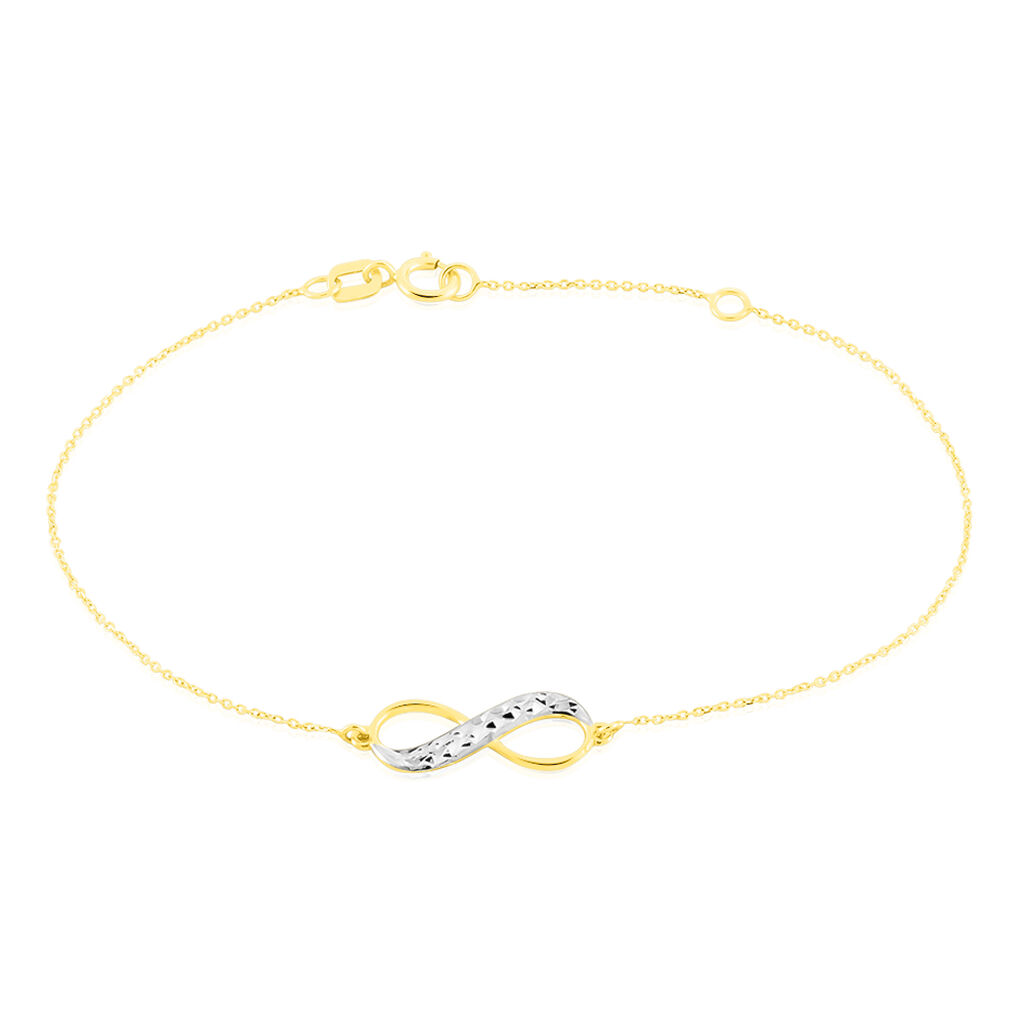 Bracelet Lyana Infini Diamante Or Jaune - Bracelets Femme | Histoire d’Or