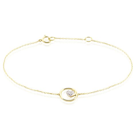 Bracelet Or Jaune Theda Diamants - Bracelets Femme | Histoire d’Or