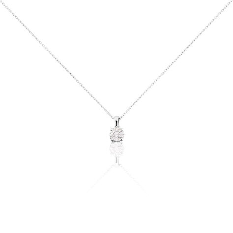 Collier Artemis Or Blanc Diamant - Colliers Femme | Histoire d’Or