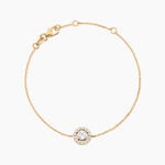 Bracelet Annissa Plaqu&eacute; Or Jaune Oxyde De Zirconium - Bracelets Femme | Histoire d&rsquo;Or