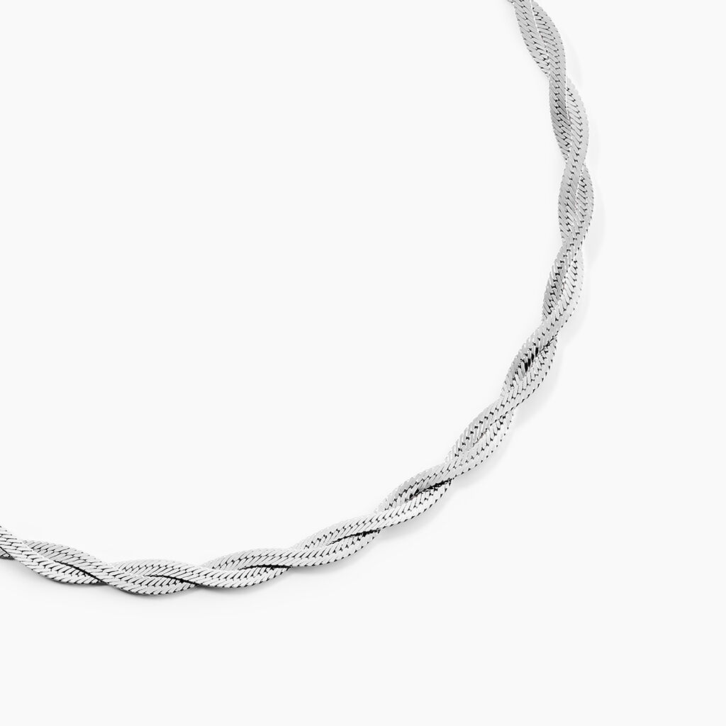 Collier Arkady Argent Blanc - Chaines Femme | Histoire d&rsquo;Or