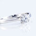 Bague Solitaire Fiona Or Blanc Diamant Synthetique - Bagues solitaires Femme | Histoire d’Or