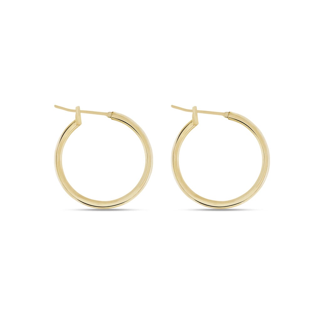 Cr&eacute;oles Ada Plaqu&eacute; Or Jaune - Boucles d'oreilles cr&eacute;oles Femme | Histoire d&rsquo;Or