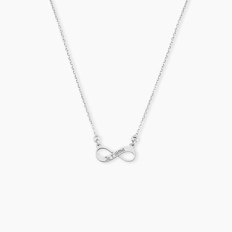 Collier Argent Blanc Wandis - Colliers fantaisie Femme | Histoire d’Or