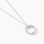 Collier Argent Blanc Circus Oxyde De Zirconium Maille - Colliers fantaisie Femme | Histoire d&rsquo;Or