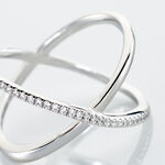 Bague Miya Argent Blanc Oxyde De Zirconium - Bagues avec pierre Femme | Histoire d&rsquo;Or